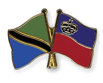 Fahnen Pins Tansania Liechtenstein