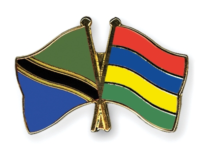 Fahnen Pins Tansania Mauritius