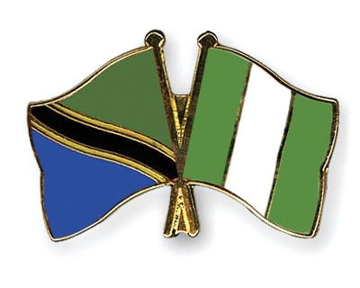 Fahnen Pins Tansania Nigeria