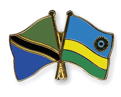 Fahnen Pins Tansania Ruanda