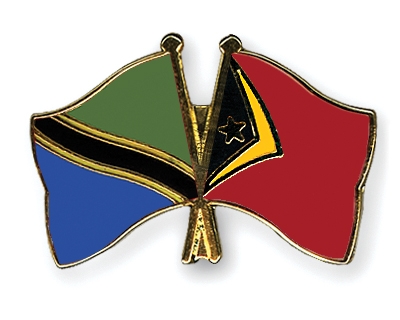 Fahnen Pins Tansania Timor-Leste