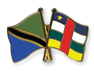 Fahnen Pins Tansania Zentralafrikanische-Republik