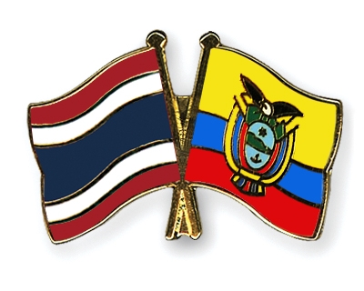 Fahnen Pins Thailand Ecuador