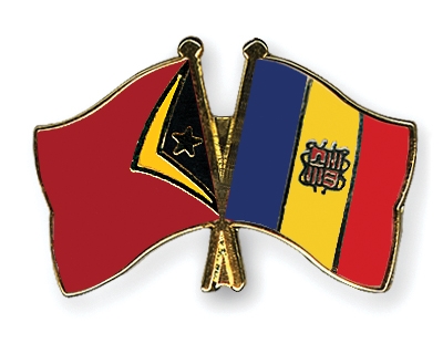Fahnen Pins Timor-Leste Andorra