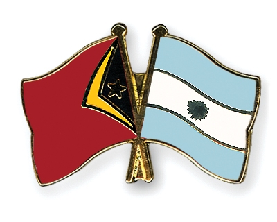 Fahnen Pins Timor-Leste Argentinien