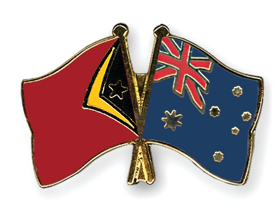 Fahnen Pins Timor-Leste Australien