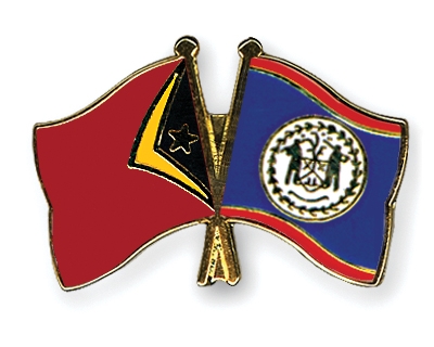 Fahnen Pins Timor-Leste Belize
