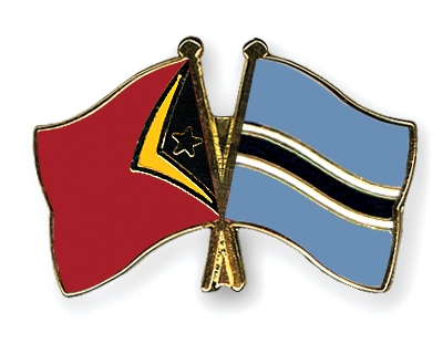 Fahnen Pins Timor-Leste Botsuana
