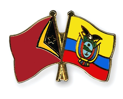Fahnen Pins Timor-Leste Ecuador