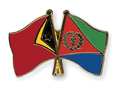 Fahnen Pins Timor-Leste Eritrea
