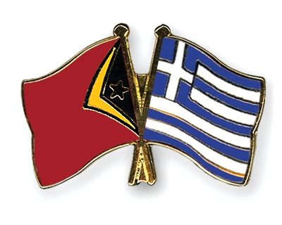 Fahnen Pins Timor-Leste Griechenland