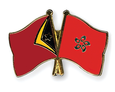 Fahnen Pins Timor-Leste Hong-Kong