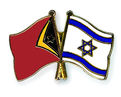 Fahnen Pins Timor-Leste Israel