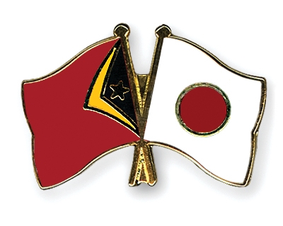 Fahnen Pins Timor-Leste Japan
