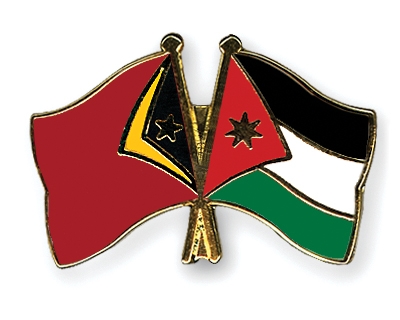 Fahnen Pins Timor-Leste Jordanien