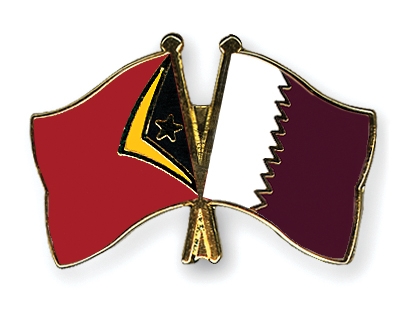 Fahnen Pins Timor-Leste Katar