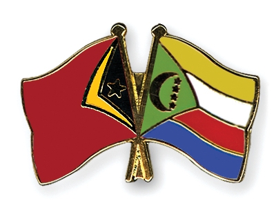 Fahnen Pins Timor-Leste Komoren