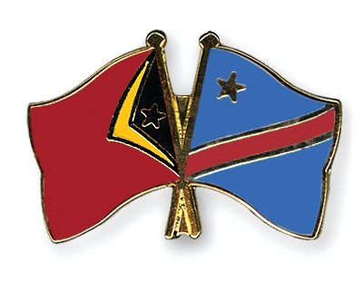 Fahnen Pins Timor-Leste Kongo-Demokratische-Republik