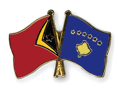 Fahnen Pins Timor-Leste Kosovo