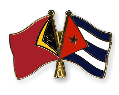 Fahnen Pins Timor-Leste Kuba