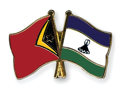 Fahnen Pins Timor-Leste Lesotho