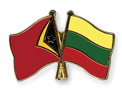 Fahnen Pins Timor-Leste Litauen