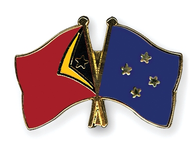 Fahnen Pins Timor-Leste Mikronesien