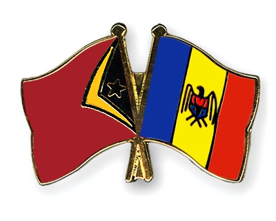 Fahnen Pins Timor-Leste Moldau