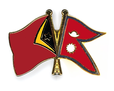 Fahnen Pins Timor-Leste Nepal