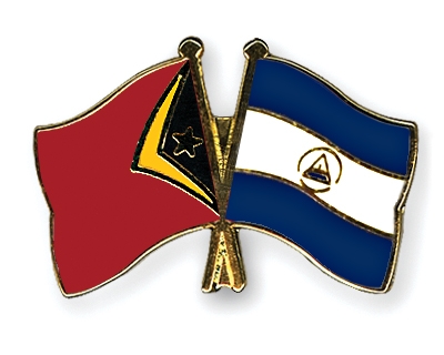 Fahnen Pins Timor-Leste Nicaragua
