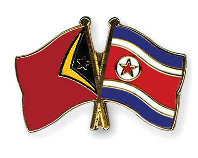 Fahnen Pins Timor-Leste Nordkorea