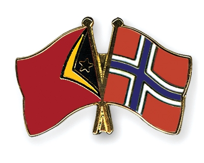 Fahnen Pins Timor-Leste Norwegen