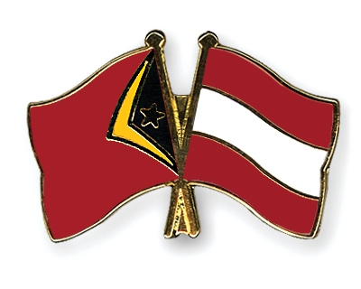 Fahnen Pins Timor-Leste sterreich