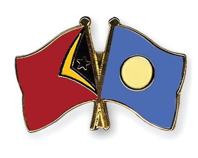 Fahnen Pins Timor-Leste Palau