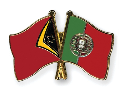 Fahnen Pins Timor-Leste Portugal