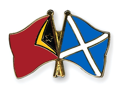 Fahnen Pins Timor-Leste Schottland