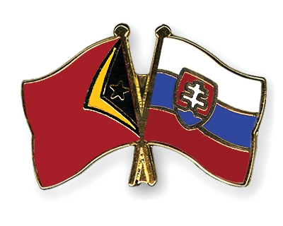 Fahnen Pins Timor-Leste Slowakei