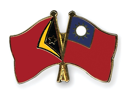 Fahnen Pins Timor-Leste Taiwan