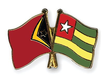 Fahnen Pins Timor-Leste Togo