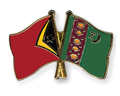 Fahnen Pins Timor-Leste Turkmenistan
