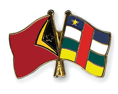 Fahnen Pins Timor-Leste Zentralafrikanische-Republik