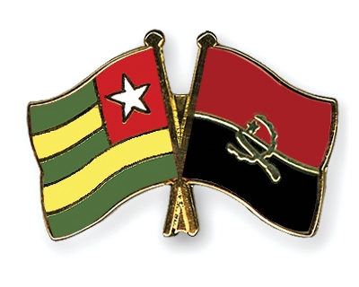 Fahnen Pins Togo Angola