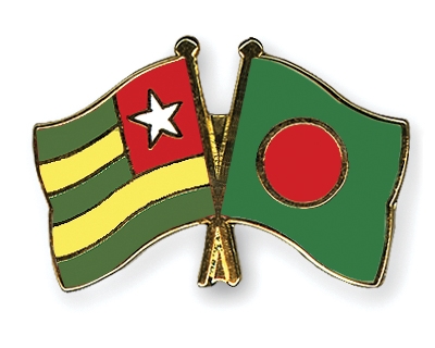 Fahnen Pins Togo Bangladesch
