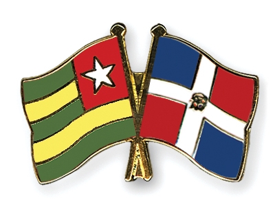 Fahnen Pins Togo Dominikanische-Republik