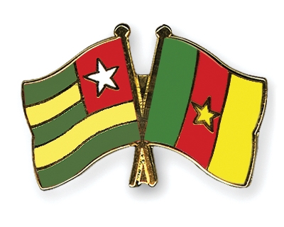 Fahnen Pins Togo Kamerun