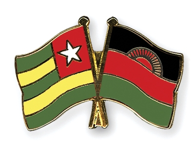 Fahnen Pins Togo Malawi