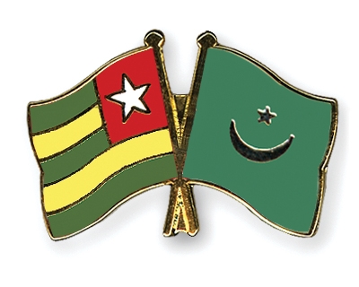 Fahnen Pins Togo Mauretanien
