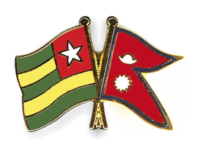 Fahnen Pins Togo Nepal