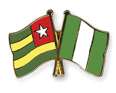 Fahnen Pins Togo Nigeria