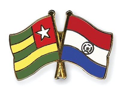 Fahnen Pins Togo Paraguay